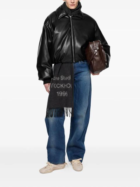 Acne Studios padded leather jacket - Black - zdjęcie produktu nr 2