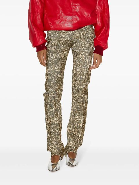 ISABEL MARANT Ferni straight trousers - Brown