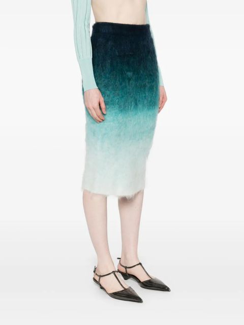 Casablanca gradient skirt - Blue