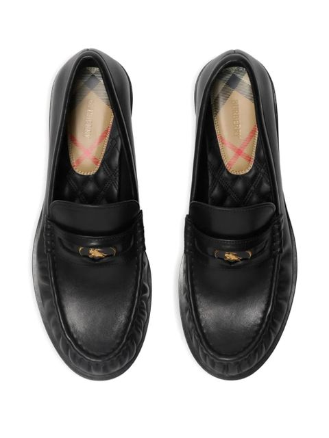 Burberry leather loafers - Black