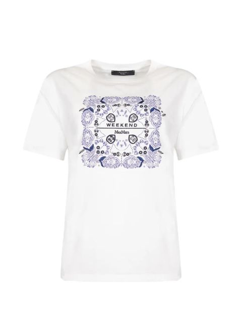Weekend Max Mara printed T-shirt - White - zdjęcie produktu nr 1