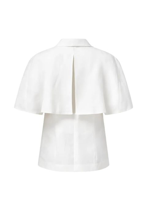 TWINSET notched cape jacket - White - zdjęcie produktu nr 2