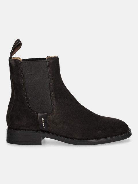 Gant sztyblety zamszowe Fayy damskie kolor brązowy na płaskim obcasie 31553127 - zdjęcie produktu nr 2