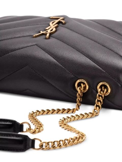 Saint Laurent medium Loulou matelassé shoulder bag - Black