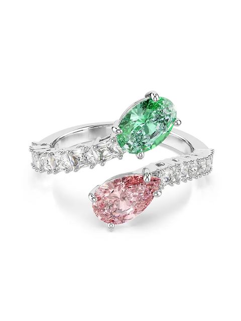 Swarovski pierścionek damski metalowy z kryształem Swarovski - zdjęcie produktu nr 2