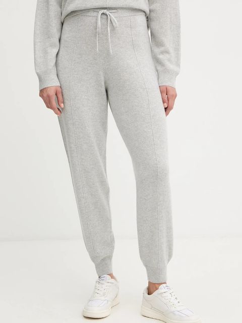 BOSS spodnie dresowe kaszmirowe kolor szary 50547858 - zdjęcie produktu nr 1