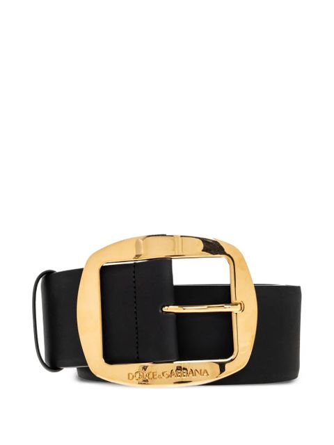 Dolce & Gabbana leather belt - Black - zdjęcie produktu nr 1