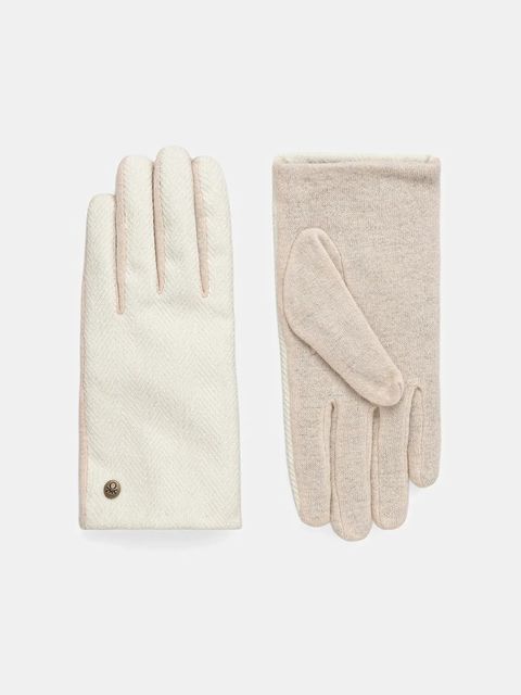 United Colors of Benetton rękawiczki damskie kolor beżowy 6YGSDG00D