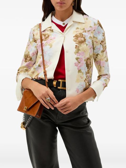 Versace floral shirt - Neutrals