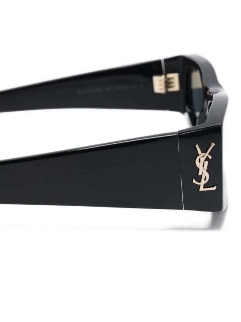 Saint Laurent Eyewear logo-detail sunglasses - Black