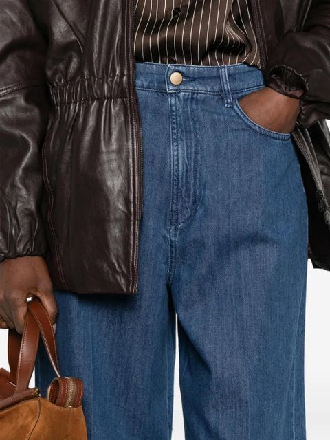 Max Mara Lupino cuffed trousers - Blue