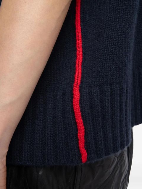 Zadig&Voltaire sleeveless sweater - Blue