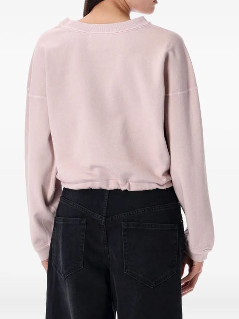 MARANT ÉTOILE cotton blend sweatshirt - Pink - zdjęcie produktu nr 2