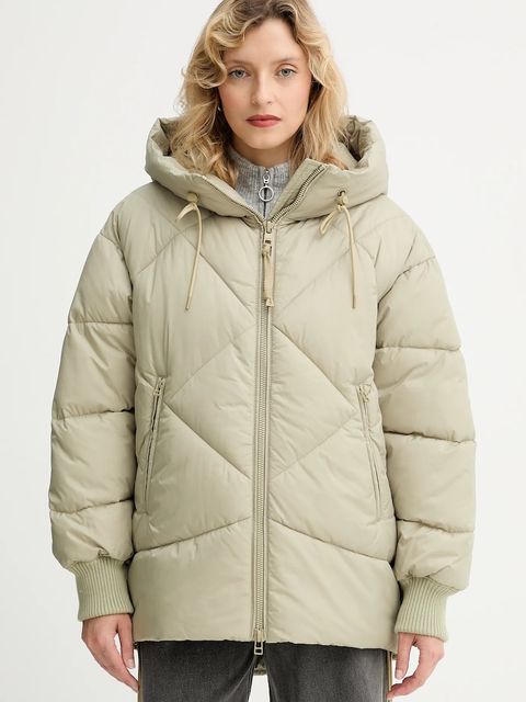 Marc O'Polo kurtka kolor zielony zimowa oversize 5000007656 - zdjęcie produktu nr 1