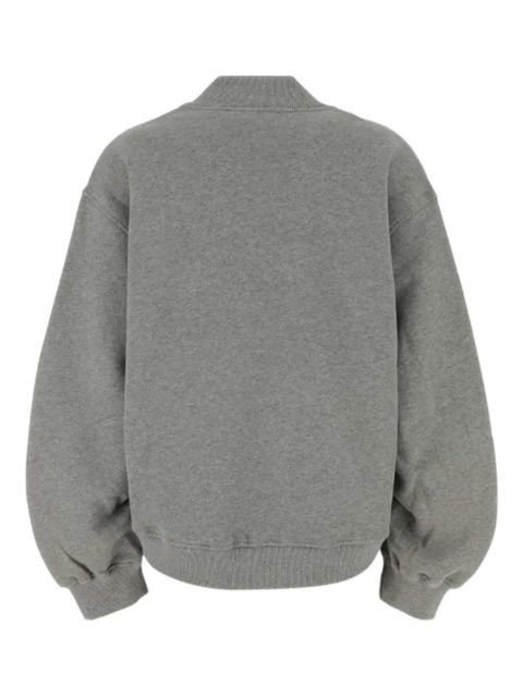 The Attico embroidered V-neck sweatshirt - Grey - zdjęcie produktu nr 2
