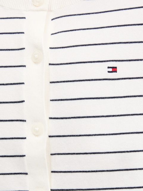 Tommy Hilfiger kardigan damski kolor beżowy lekki WW0WW42370 - zdjęcie produktu nr 2