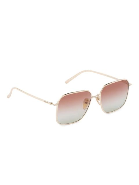 Prada Eyewear square sunglasses - Gold - zdjęcie produktu nr 2