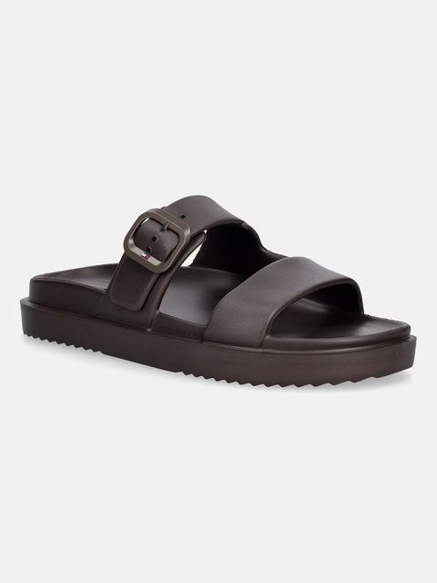 Tommy Hilfiger klapki z odkrytymi palcami damskie TH MOLDED SUMMER SANDAL - zdjęcie produktu nr 1