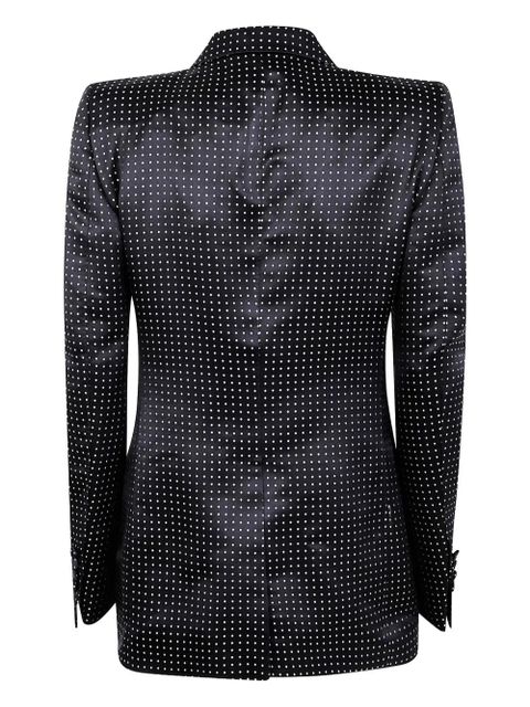 TOM FORD polka-dot satin jacket - Black - zdjęcie produktu nr 2