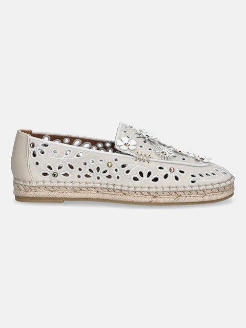 Kurt Geiger London espadryle zamszowe Flower Espadrille Loafer - zdjęcie produktu nr 1