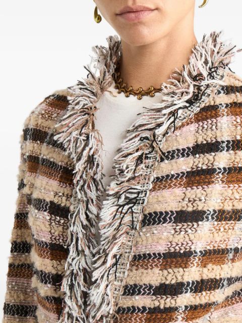 ETRO grid-motif jacket - Neutrals