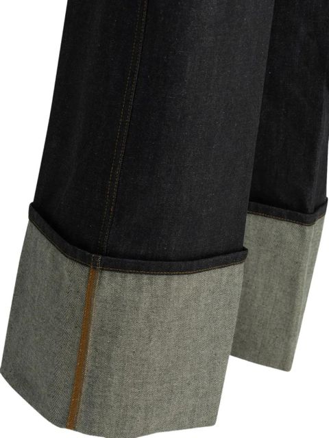 Givenchy turn-up cuff jeans - Blue