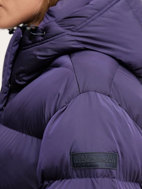 Napapijri kurtka A-Glane kolor fioletowy zimowa NP0A88Z41761