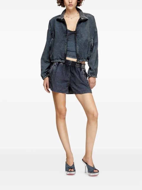 Diesel S-Ound elasticated-waistband denim shorts - Blue