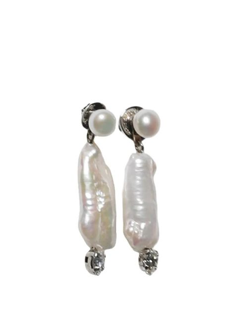 Simone Rocha pearl crystal earrings - Silver - zdjęcie produktu nr 1