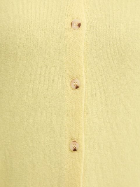 Answear.LAB kardigan z wełny merino damski kolor żółty lekki