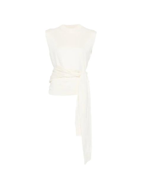 Róhe tie-waist top - Neutrals - zdjęcie produktu nr 1