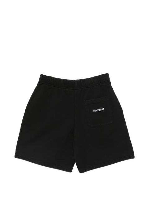 Carhartt WIP embroidered-logo track shorts - Black - zdjęcie produktu nr 2