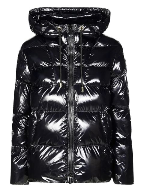 PINKO Eleodoro Caban hooded puffer jacket - Black - zdjęcie produktu nr 1