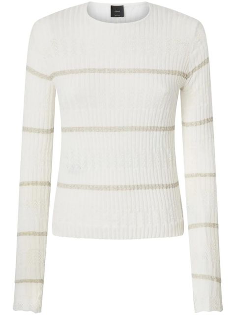 PINKO striped T-shirt - White - zdjęcie produktu nr 1