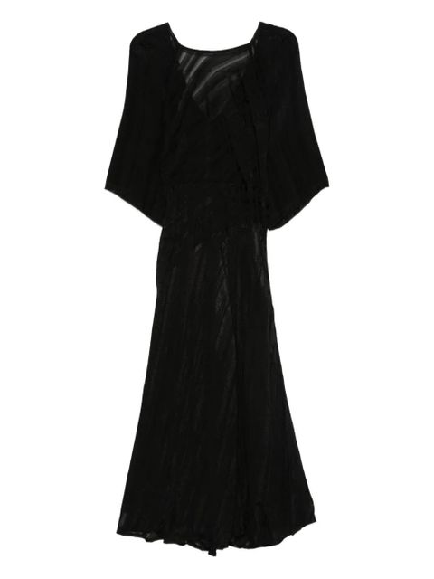 Ba&Sh Sibony pleated-panelled dress - Black - zdjęcie produktu nr 1