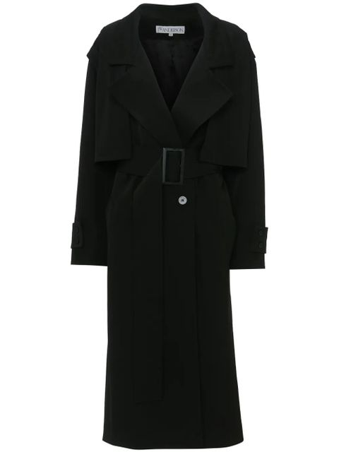 JW Anderson virgin-wool trench coat - Black - zdjęcie produktu nr 1