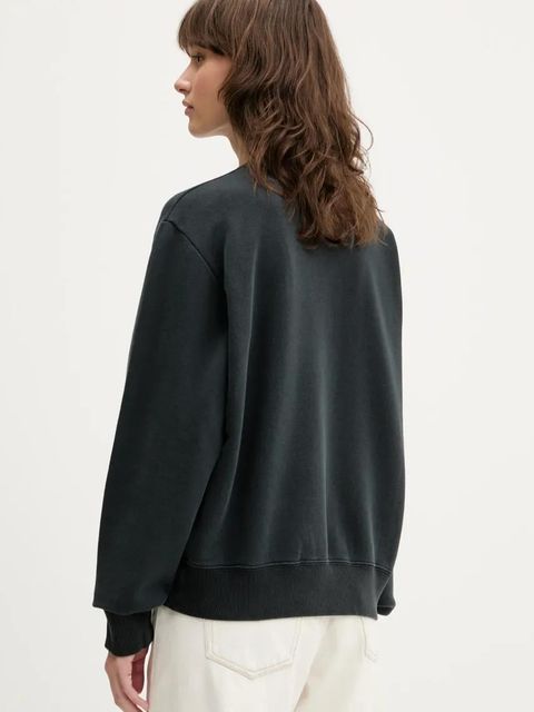 MM6 Maison Margiela bluza bawełniana damska kolor czarny z nadrukiem S62GU0139