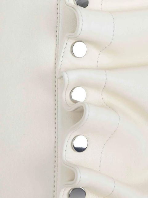 Rabanne ruffled buttoned midi skirt - Neutrals