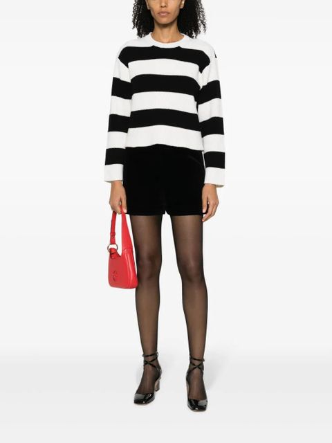 Valentino Garavani striped virgin wool jumper - Black