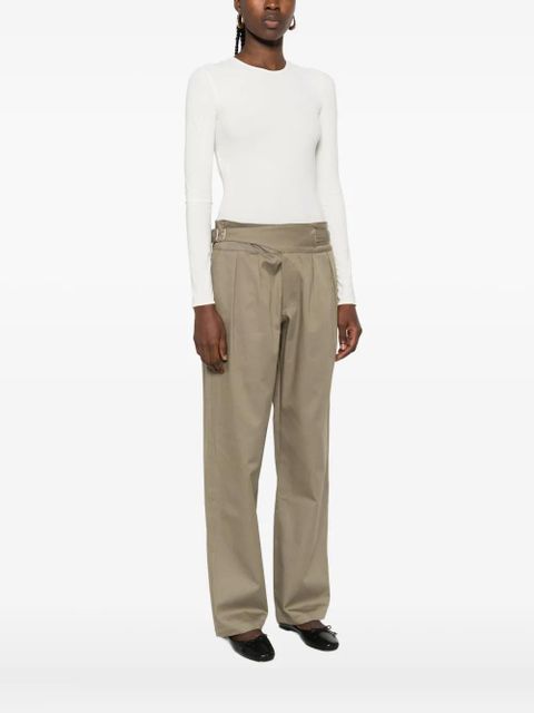 Maison Margiela long-sleeve crew-neck bodysuit - Neutrals