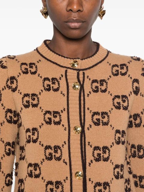 Gucci GG jacquard cardigan - Neutrals