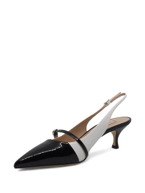 Casadei Winnie buckled slingback pumps - White