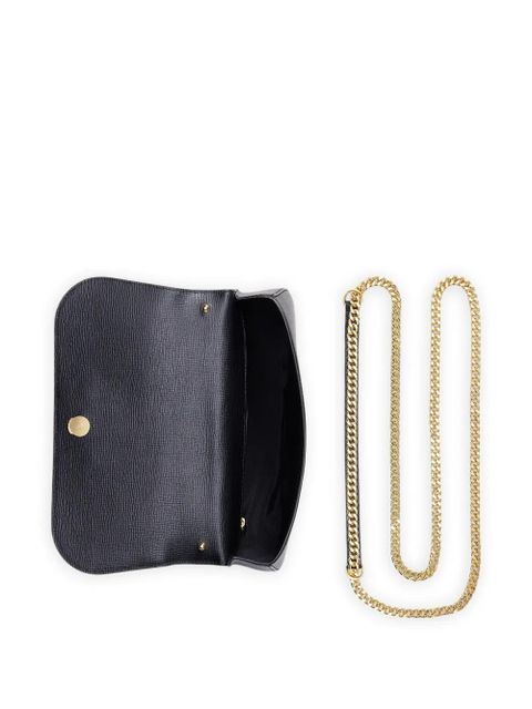 Lauren Ralph Lauren chain logo shoulder bag - Black