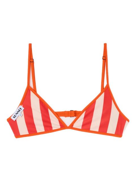 Sunnei triangle reversible bikini top - Orange - zdjęcie produktu nr 2