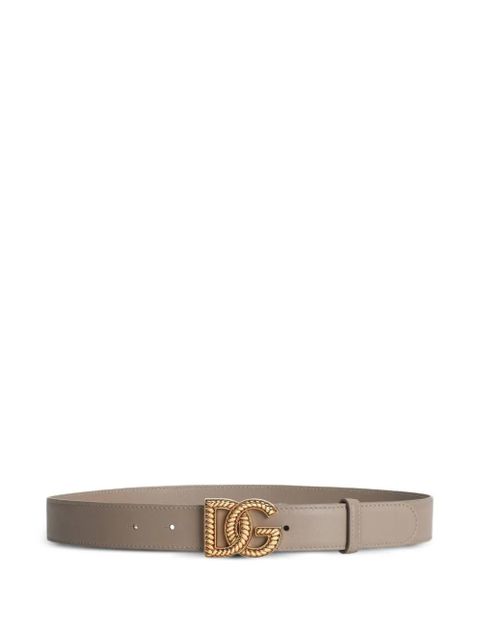 Dolce & Gabbana logo-buckle belt - Neutrals - zdjęcie produktu nr 1