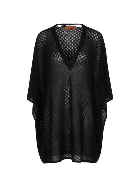 Missoni V-neck cover-up - Black - zdjęcie produktu nr 1