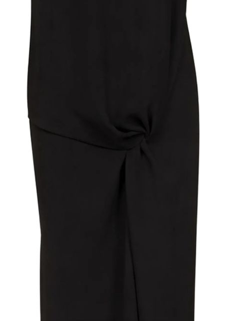 The Row knot-detail draped dress - Black - zdjęcie produktu nr 2