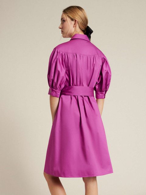 LUISA SPAGNOLI - Sukienka z bufiastymi rękawami Poggio - zdjęcie produktu nr 1