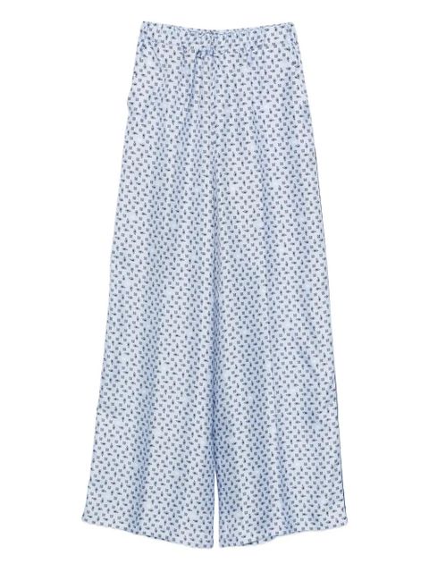 Max Mara x E. Marinella printed trousers - Blue - zdjęcie produktu nr 1