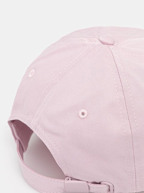 Tommy Jeans czapka z daszkiem bawełniana kolor różowy z aplikacją AW0AW16991